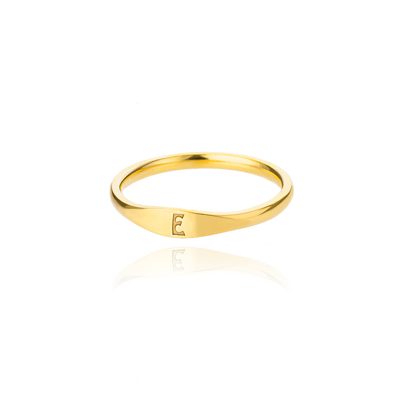 Simple Letter Ring