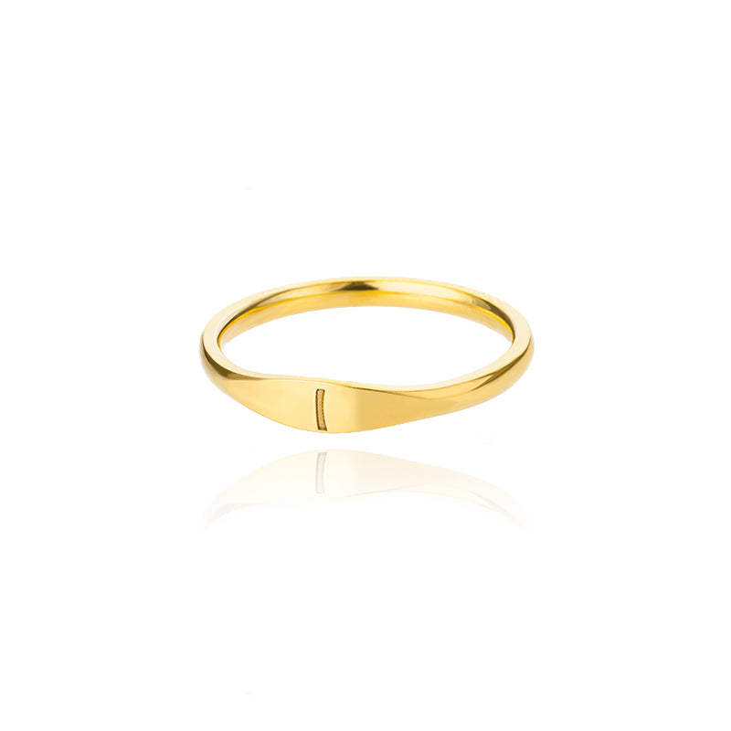 Simple Letter Ring