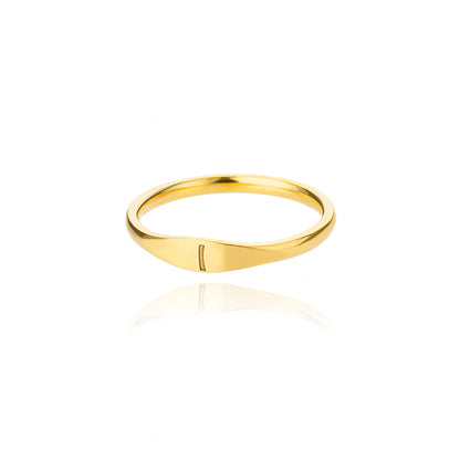 Simple Letter Ring