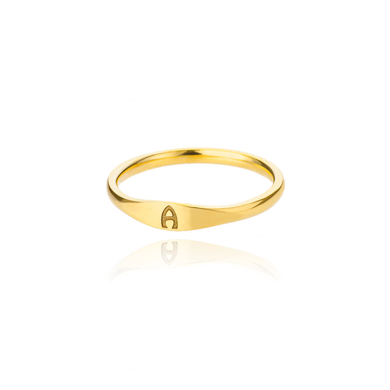 Simple Letter Ring