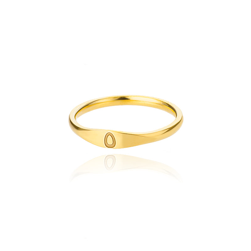 Simple Letter Ring