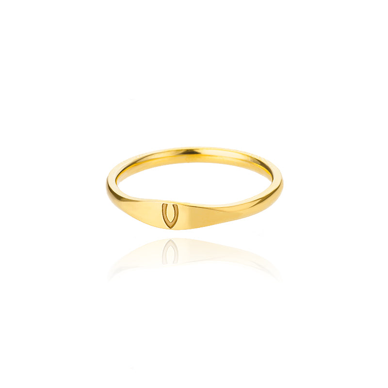 Simple Letter Ring