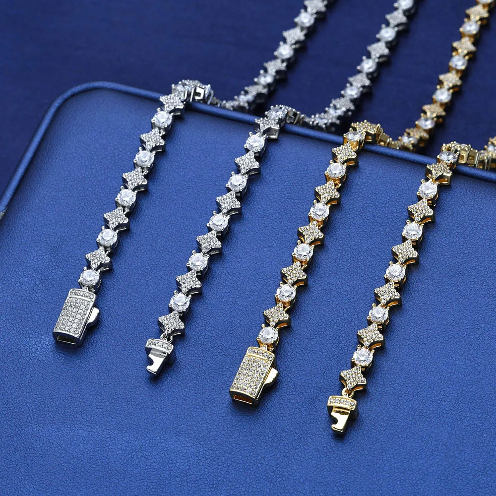Dazzling Star Tennis Bracelet