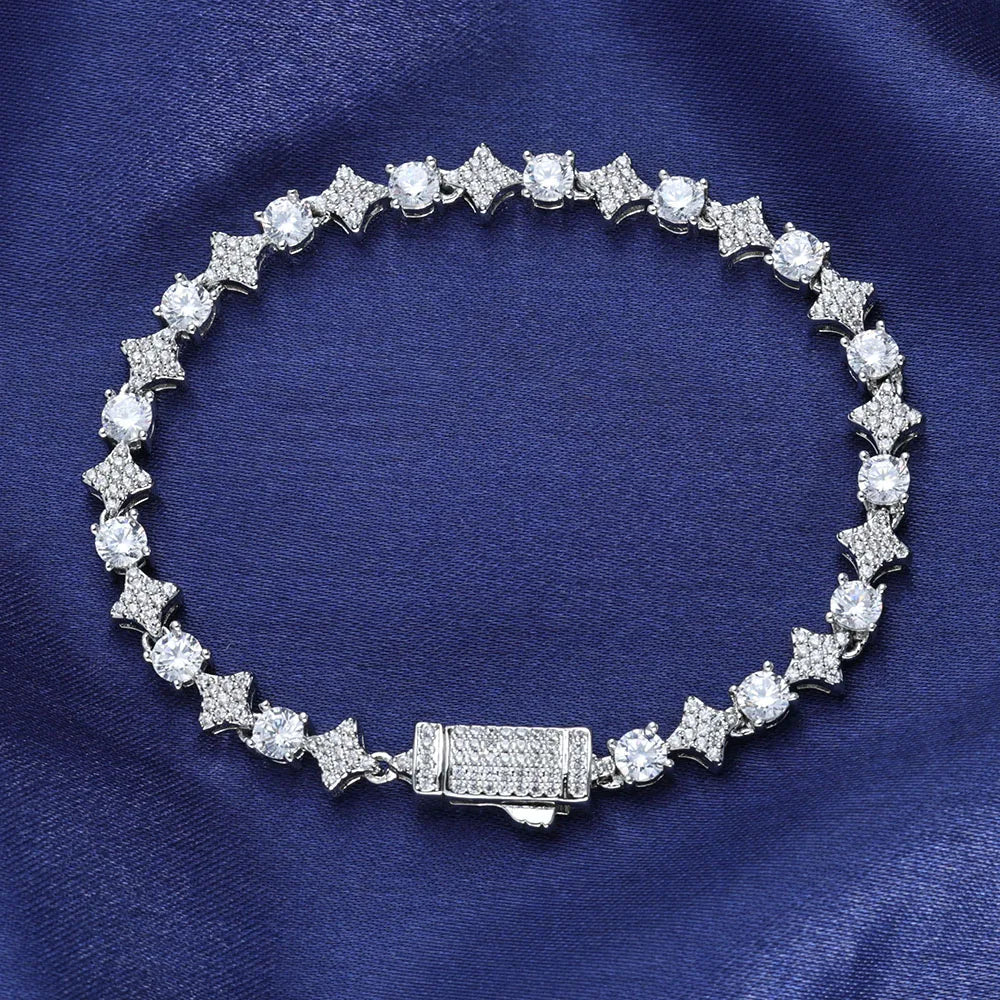 Dazzling Star Tennis Bracelet