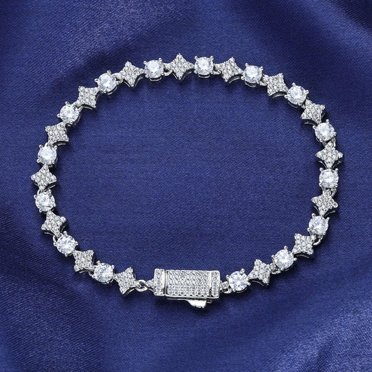 Dazzling Star Tennis Bracelet