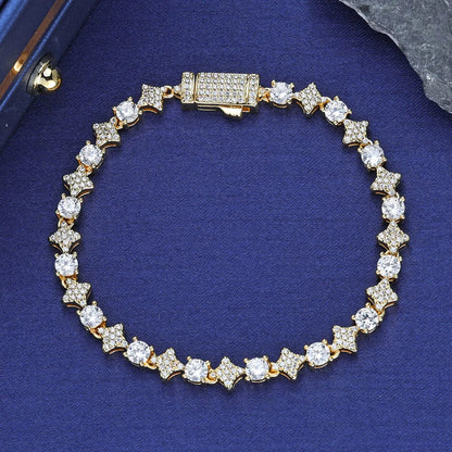 Dazzling Star Tennis Bracelet